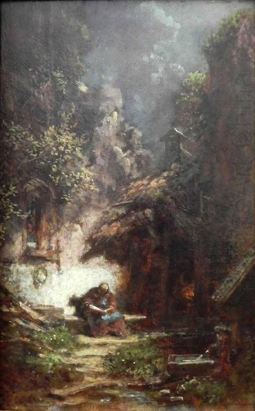 Carl Spitzweg Recluse Reading china oil painting image